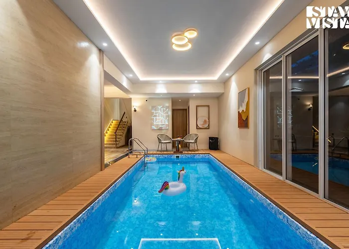 Mocha House With Indoor Pool, Bbq & Bonfire At Lonavala By Stayvista