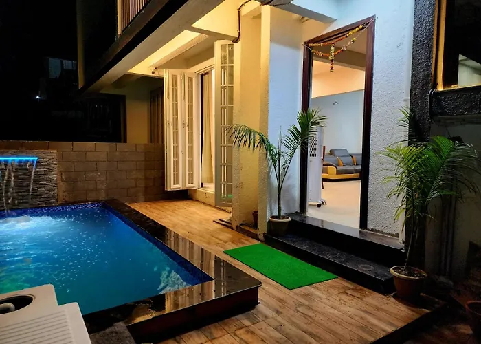 Vibez Villa Ll Private Pool Ll 2Bhk Ll Bbq Ll Ac