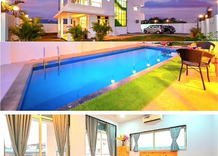 Empyrean Stay II 6Bhk Big Daddy Villa Ll Ac II Pvt Pool II Terrace View II Lux