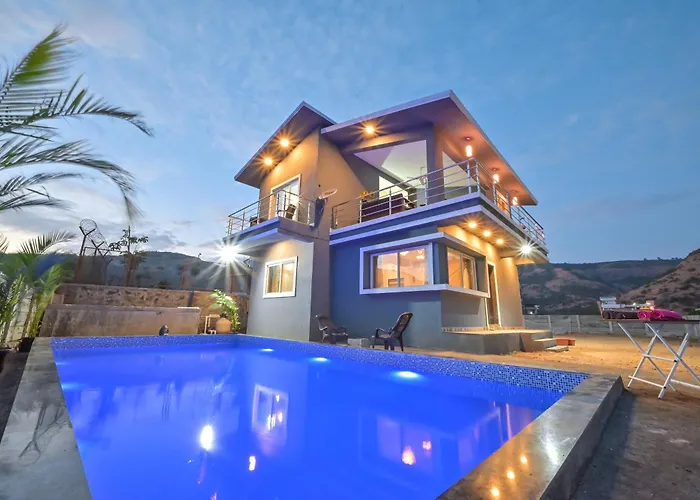 Empyrean Stay II Mirage Villa II Ac II 4Bhk II Largest Pool In Lonavala Li