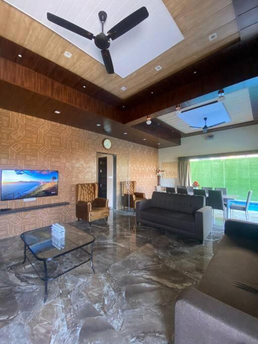 Villa Mount 5 Bhk Luxurious With Private Pool And Full Size Cricket Football Turf