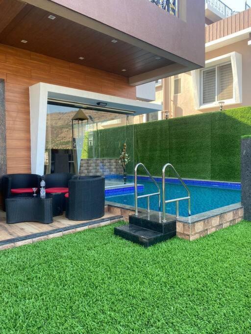 Mount 5 Bhk Luxurious With Private Pool And Full Size Cricket Football Turf Villa
