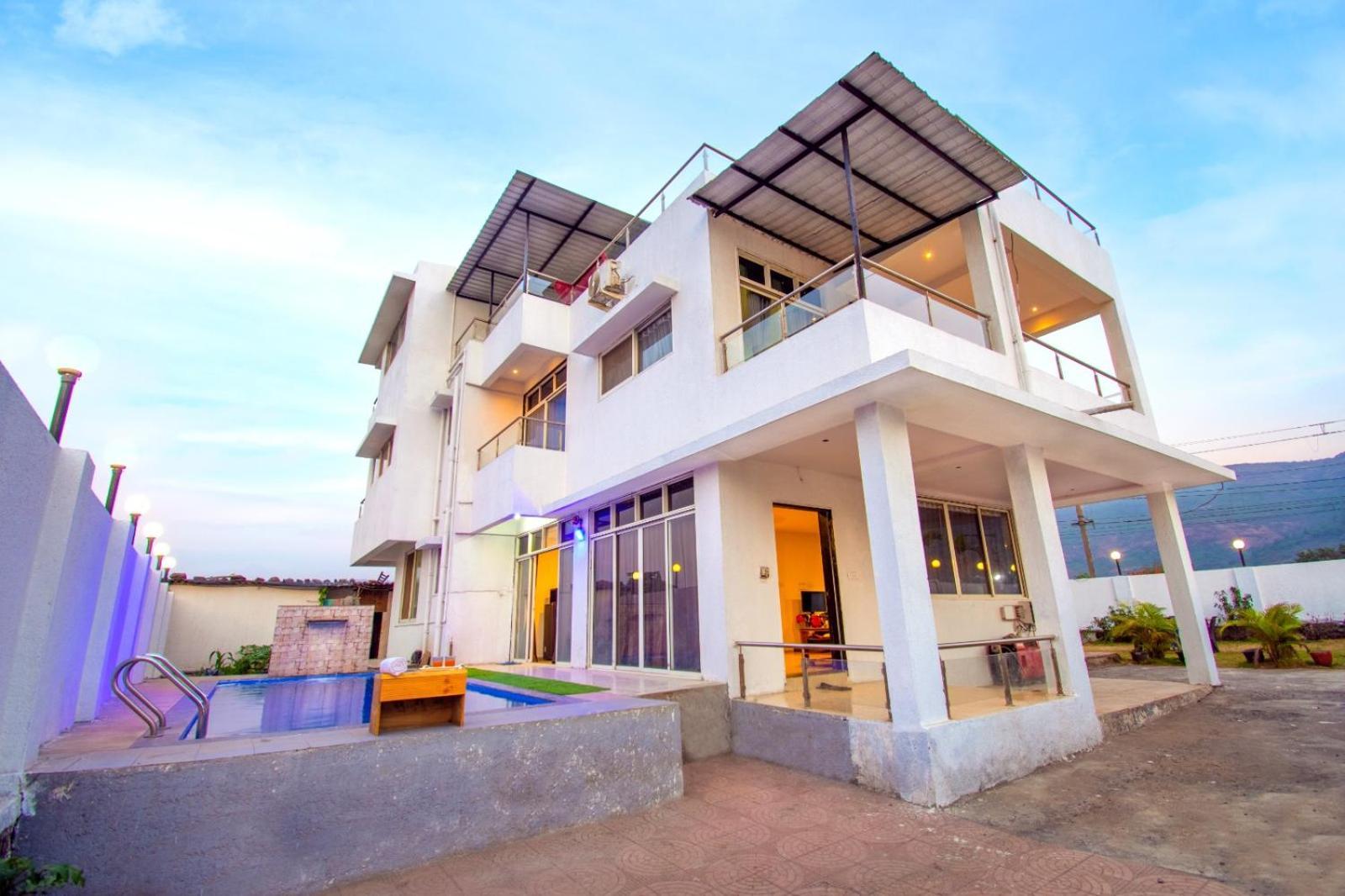 Empyrean Ll 6bhk Ll Royal Bramha Palace Ll Pvt Pool Ll Villa Lonavala