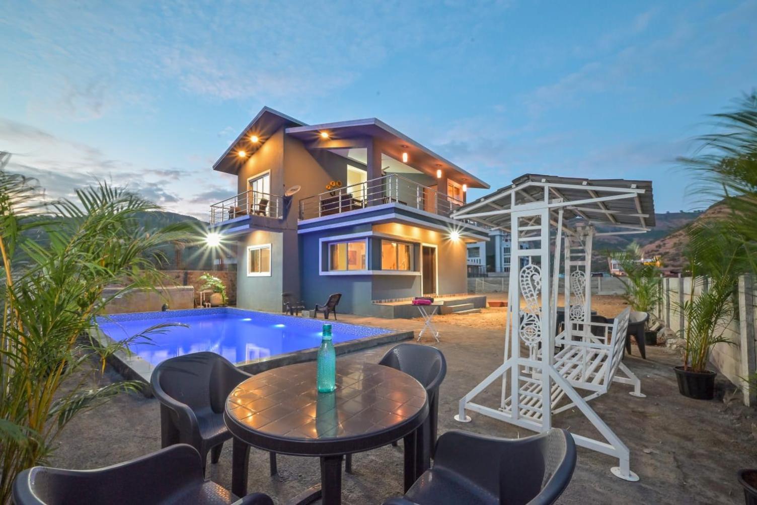Empyrean Ll 4bhk Ll Leoncino Ll Largest Pool Ll Bbq Ii View Lonavala