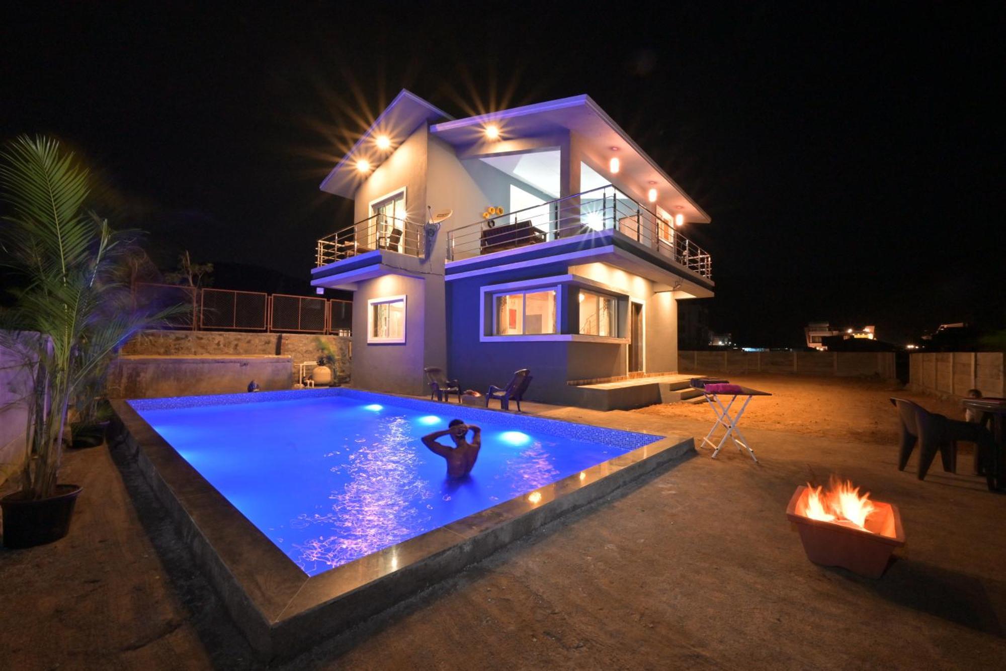 Empyrean Ll 4bhk Ll Leoncino Ll Largest Pool Ll Bbq Ii View Lonavala