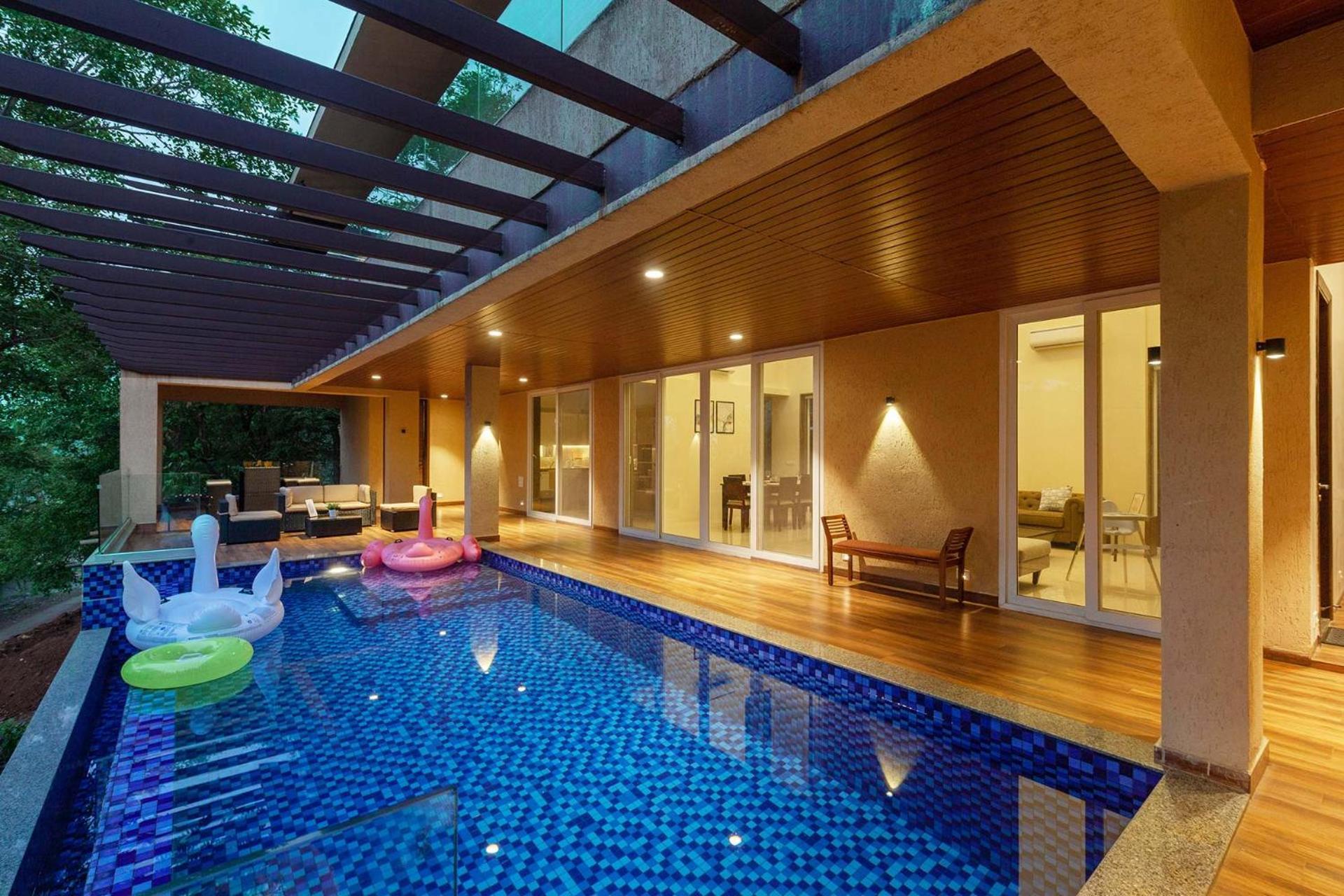Inara By Stayvista - Amidst Lush Greenery With Outdoor Swimming Pool & Indoor Games Lonavala