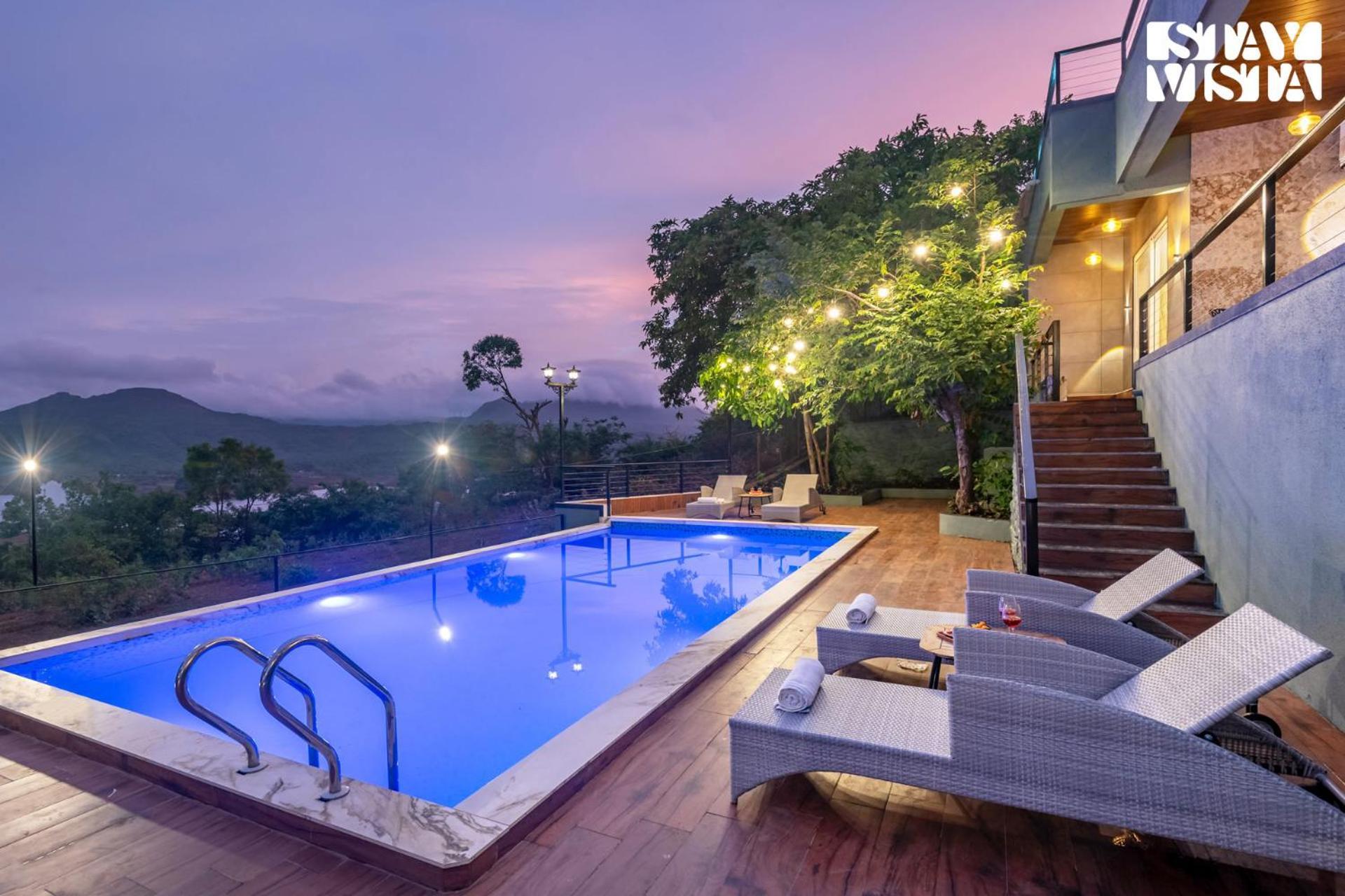Villa Stayvista At La Rive With Swimming Pool & View
