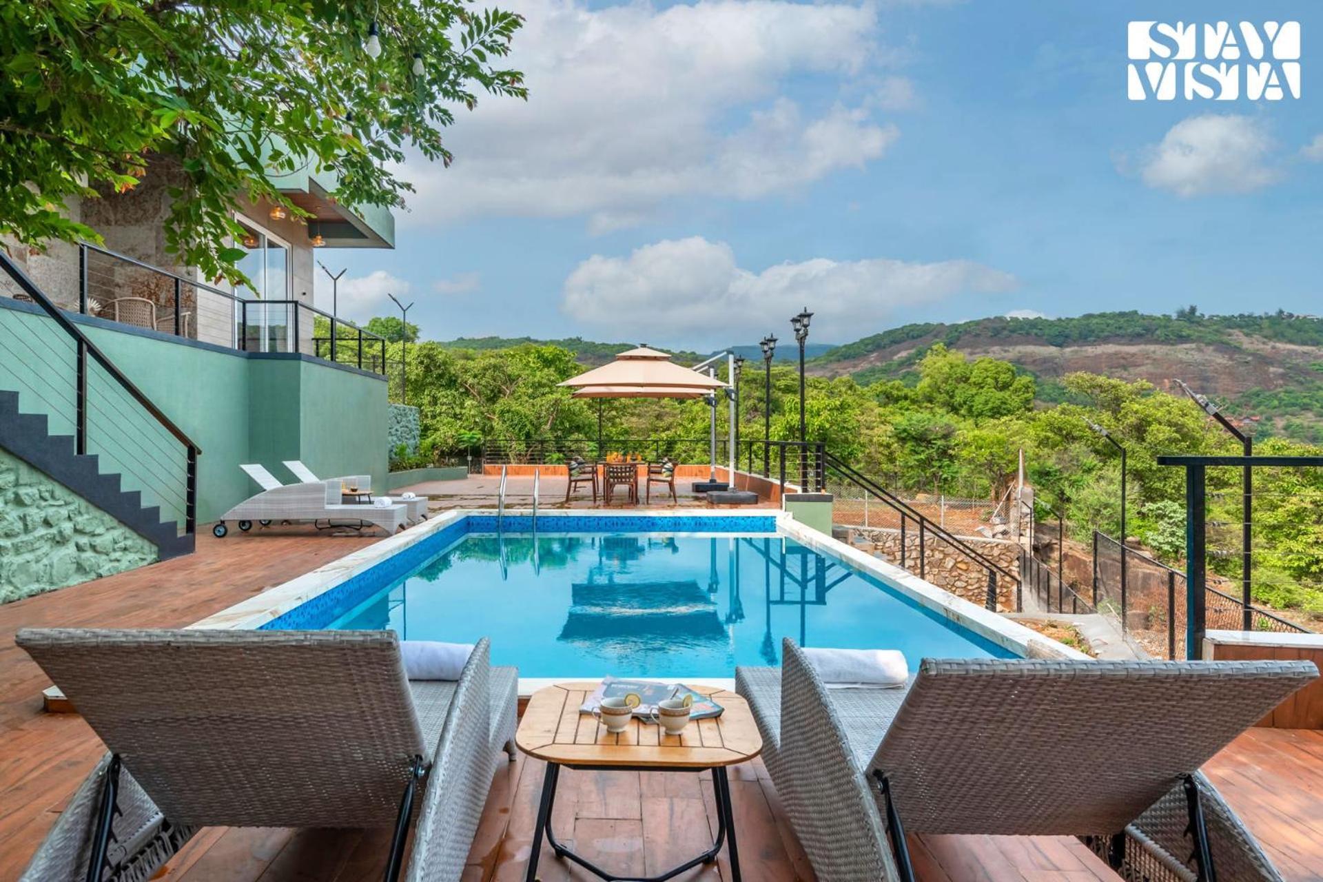 Villa Stayvista At La Rive With Swimming Pool & View Lonavala