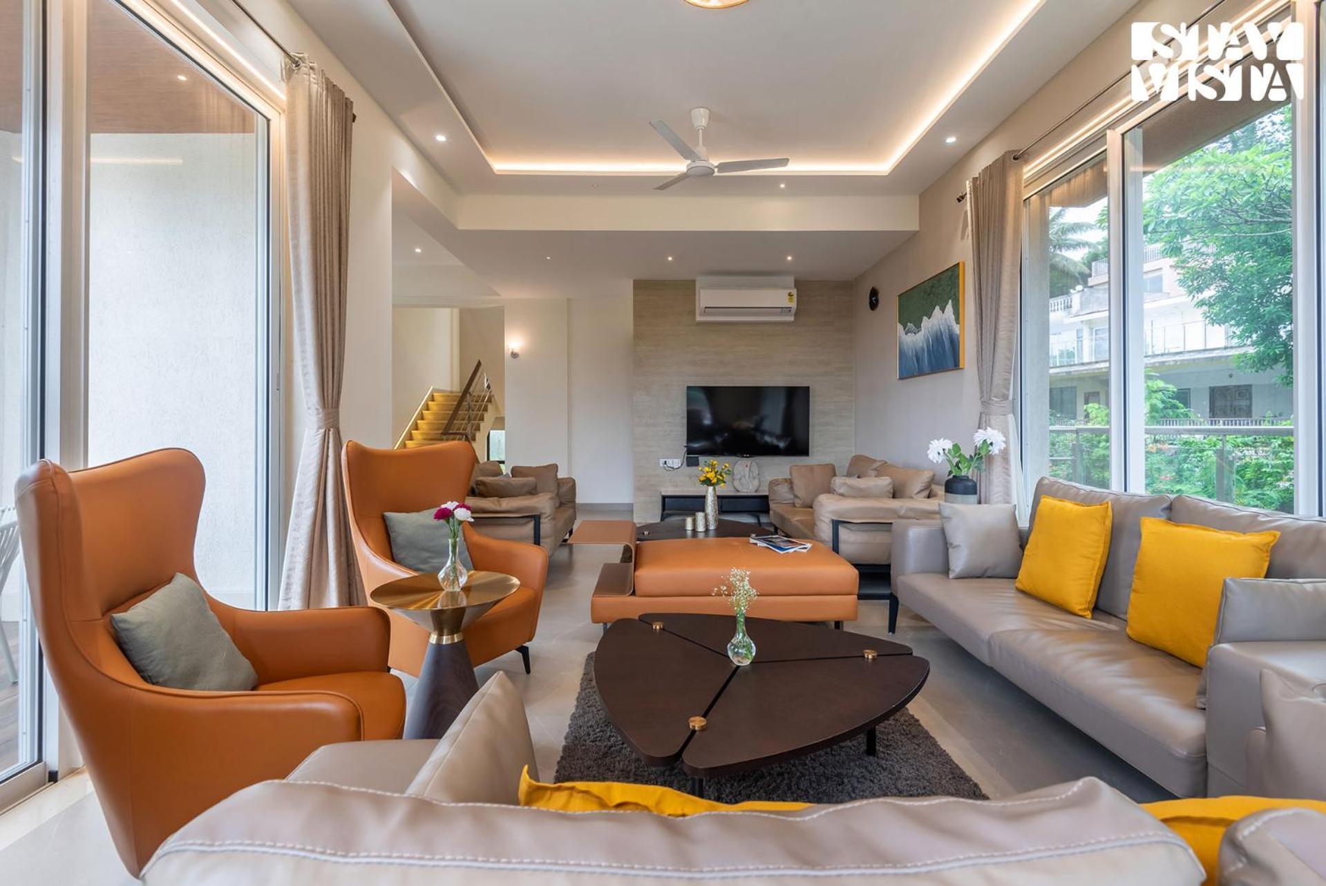 Mocha House With Indoor Pool, Bbq & Bonfire At By Stayvista