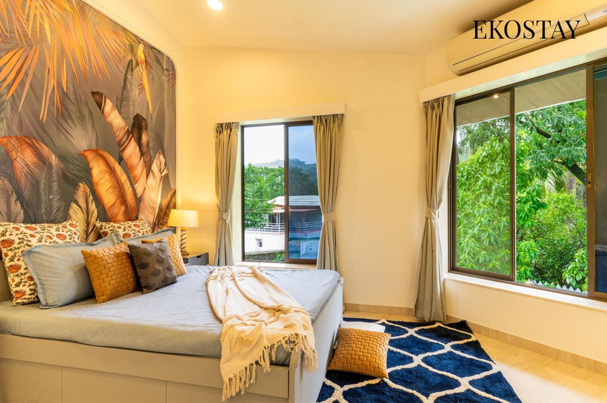 Ekostay - 8bhk La Flamingo With Private Turf *