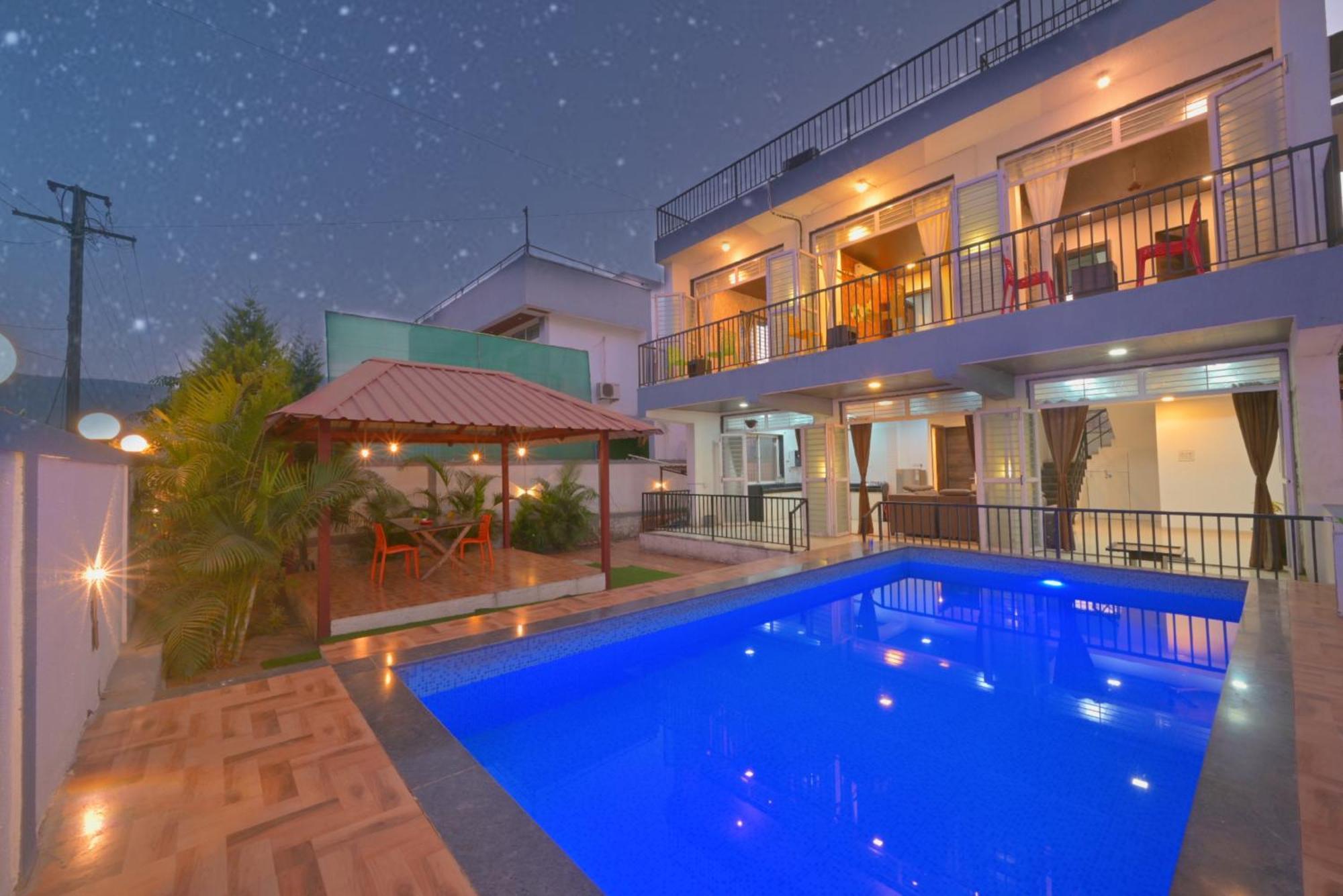 Villa Ll Empyrean Ll 4bhk Ll Ac Ll Pool Ll Mystical Stone Ll Lonavala