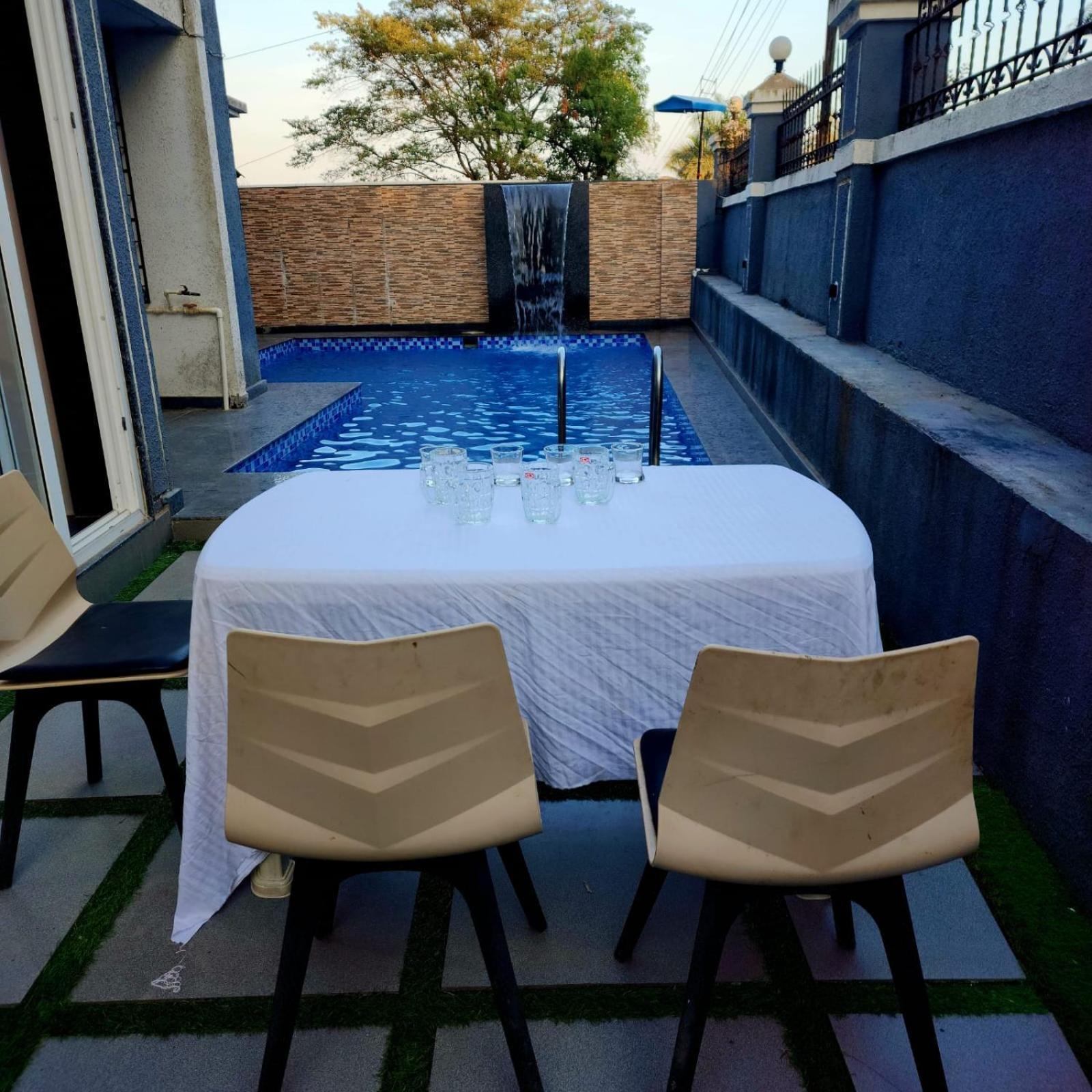 Unplugged Ll Private Pool Ll 3bhk Ll Ac Ll Bbq *