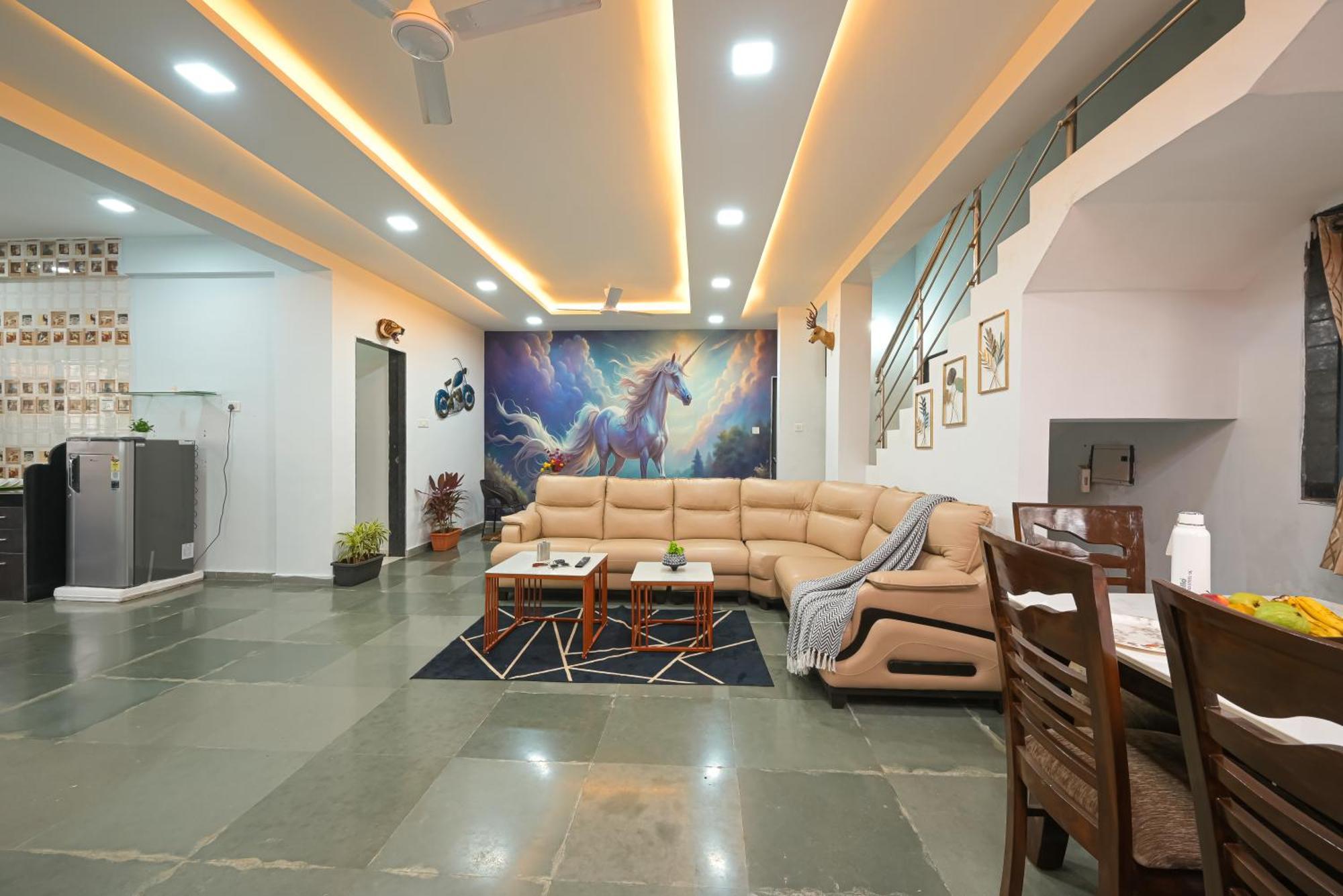 Ll Empyrean Ii Luxury Ll Celestial Unicorn Ll 3bhk Ll Ac Ll Private Big Pool Ll