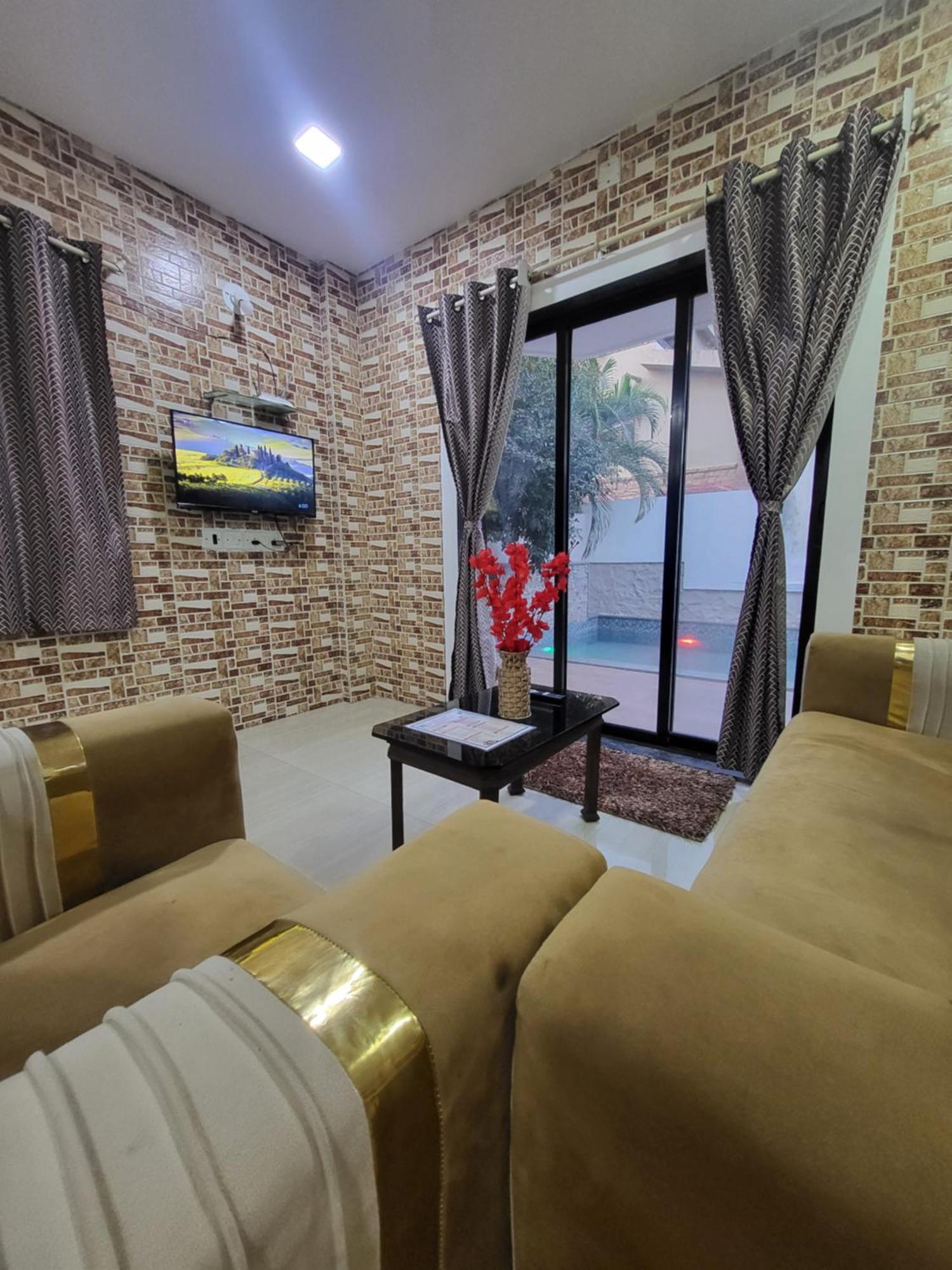 The Perfect Para Disco Big Pool Cricket Turf Villa Lonavala