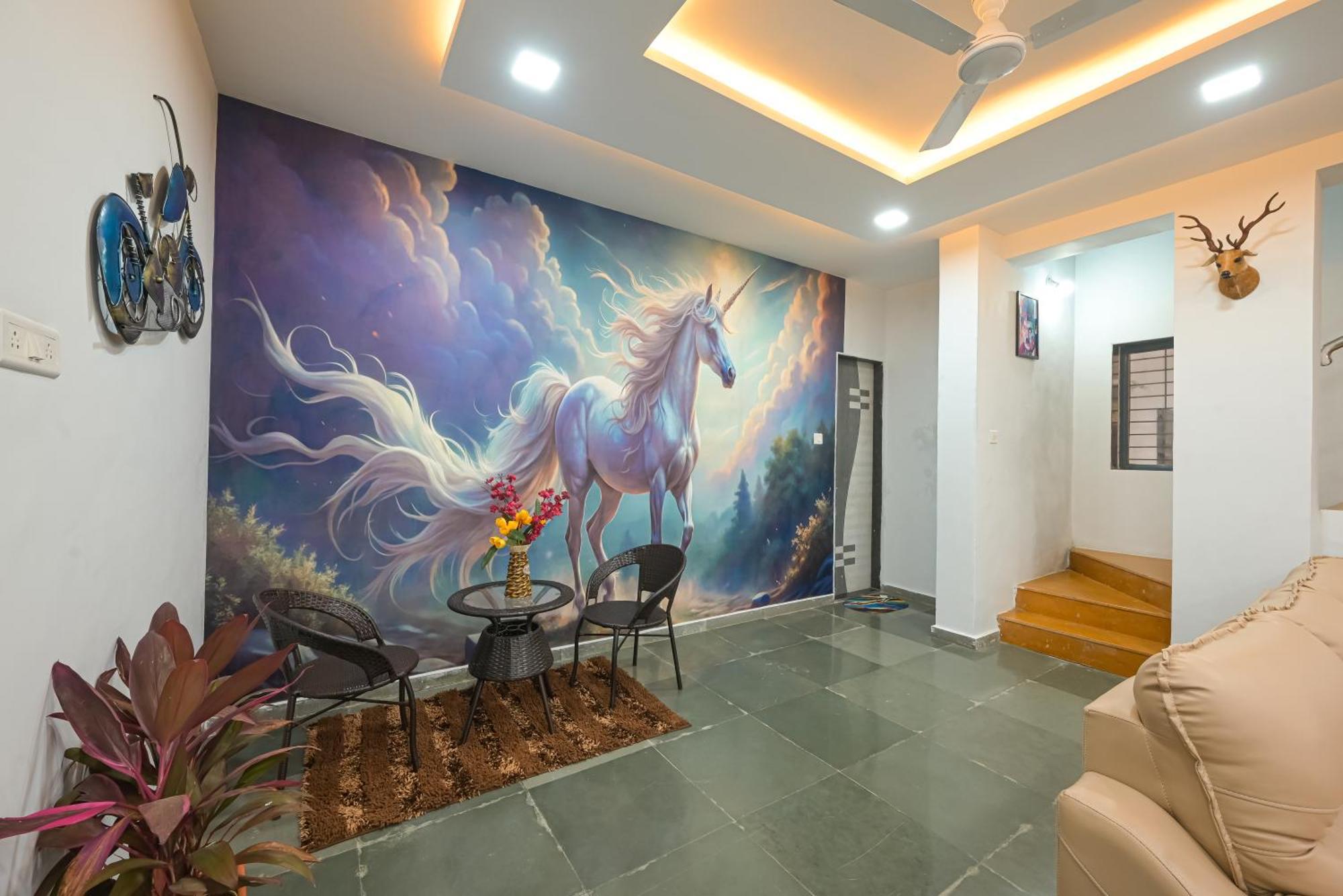 Villa Ll Empyrean Ll Celestial Unicorn Ll Romantic Ll 3bhk Ll Ac Ll Pvt Pool Ll Free Wifi Ll *