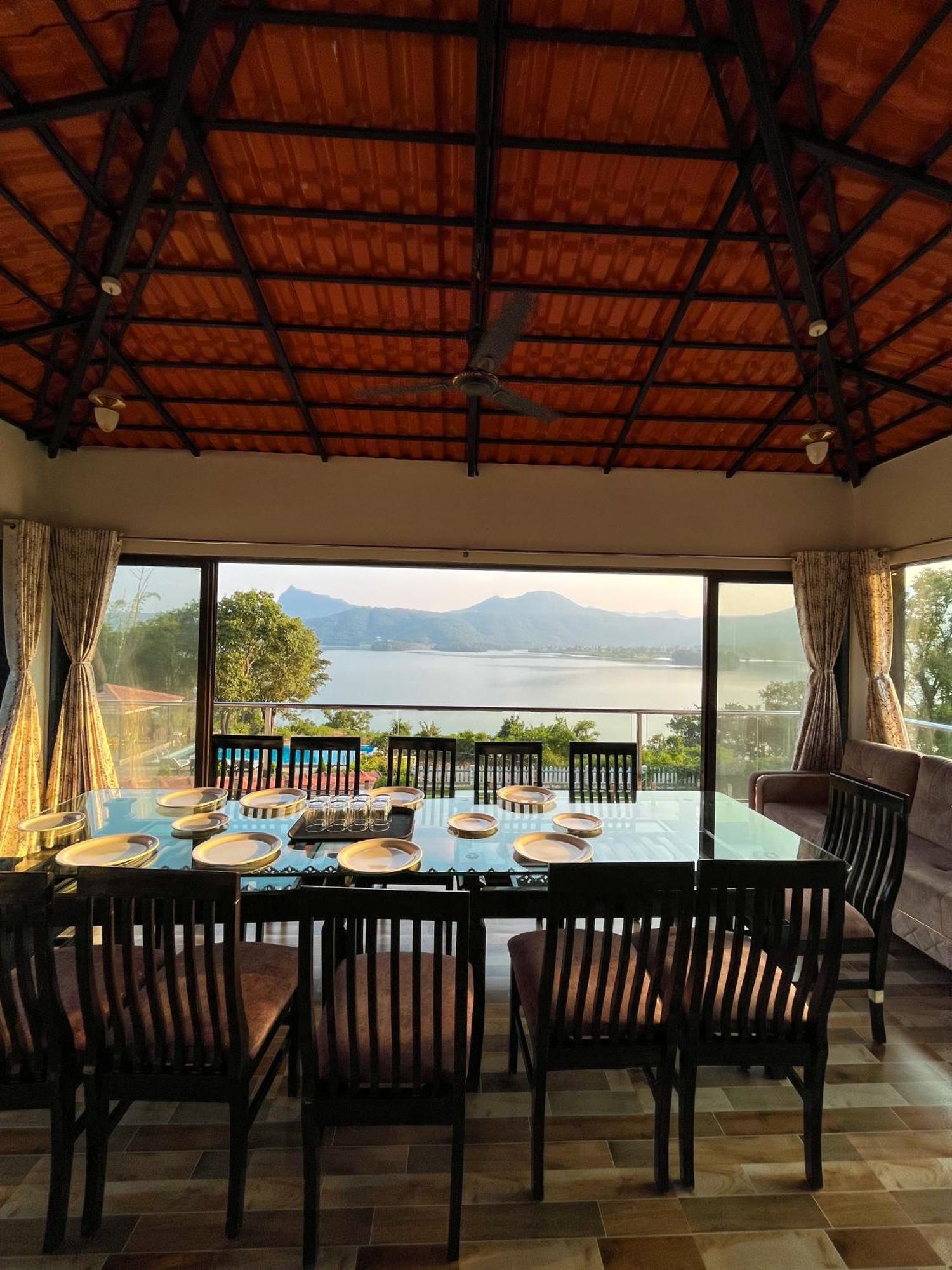 Luxurious Infinity Pool Overlooking Pawna For Parties And Events Lonavala