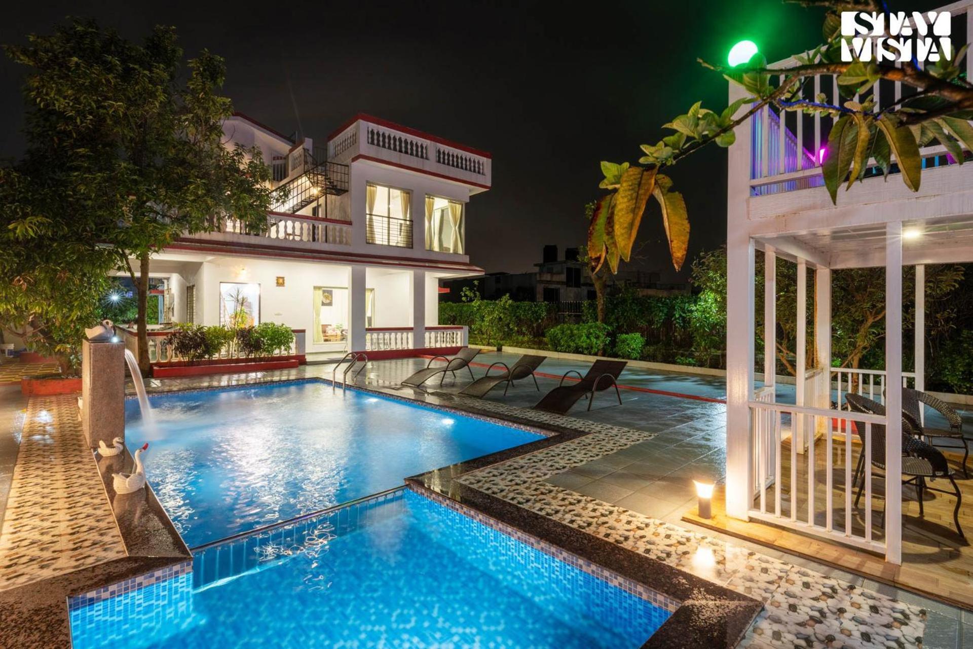 Villa Stayvista's Monarch - Terrace Retreat With Pool And Gazebo Bliss