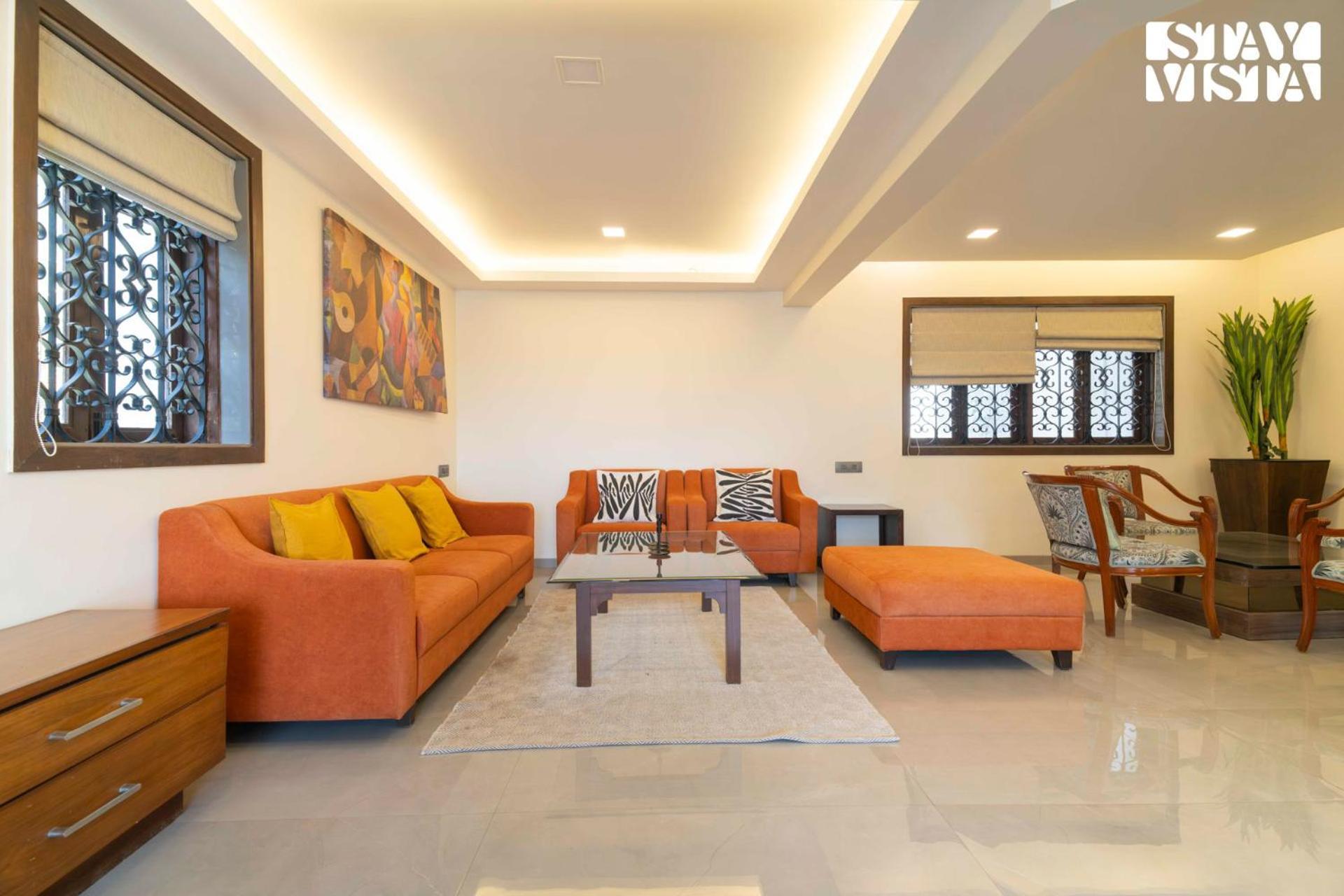 Stayvista At Tesoro With Outdoor Pool, Wifi