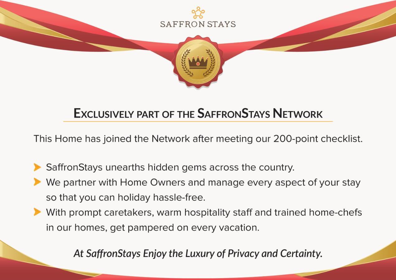 Saffronstays Hillside Chalet Villa
